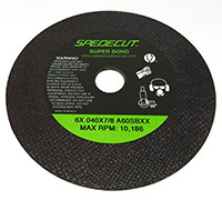 6"X.040"X7/8" SPEEDE-CUT WHEEL