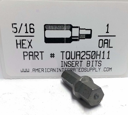 5/16 HEX X 1