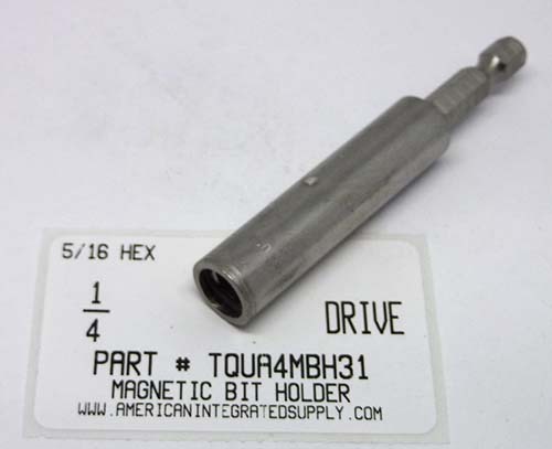 1/4 DRIVE 5/16 HEX MAGNETIC BIT HOLDER