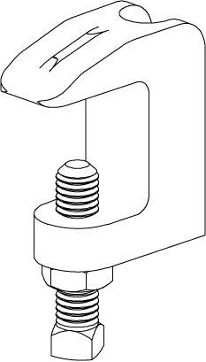 1/2-13 WIDE MOUTH BEAM CLAMP