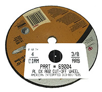 4"X1/32X3/8 AR AL OX A60