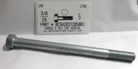 3/8-24X5 HEX HEAD CAP SCREW GRADE 2 STEEL ZINC PLATED (DISCONTINUED)