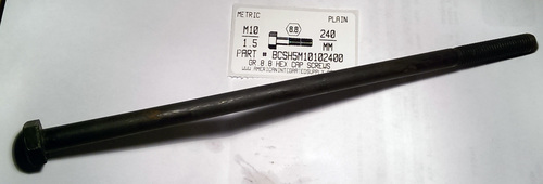 M10-1.50X240mm HEX HEAD CAP SCREW 8.8 STEEL PLAIN D931