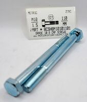 M10-1.50X110MM HEX HEAD CAP SCREW 10.9 STEEL ZINC D931