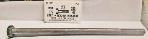 M10-1.50X200mm HEX HEAD CAP SCREW 10.9 STEEL PLAIN D931