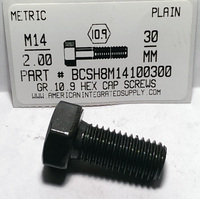 M14-2.00X30mm HEX HEAD CAP SCREW 10.9 STEEL PLAIN D933