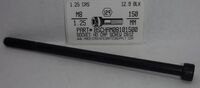 M8-1.25X150mm SOCKET HEAD CAP SCREW 12.9 STEEL BLACK D912