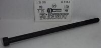 M8-1.25X160mm SOCKET HEAD CAP SCREW 12.9 STEEL BLACK D912