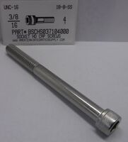 3/8-16X4 SOCKET HEAD CAP SCREW 18-8 STAINLESS STEEL