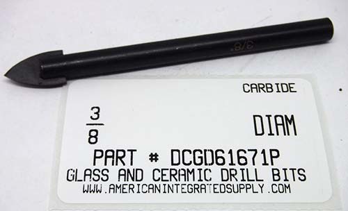 3/8 GLASS & CERAMIC DRILL ROTARY ACTION ONLY