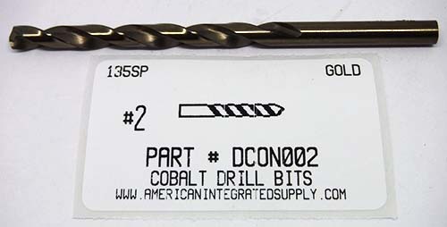 #2 COBALT JOBBER DRILL 135D SP