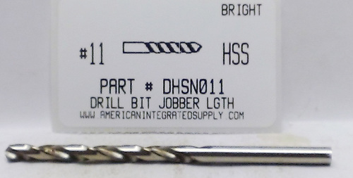 #11 HSS DRILL JOBBER LENGTH BRIGHT