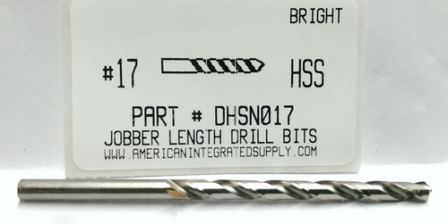 #17 HSS DRILL JOBBER LENGTH BRIGHT