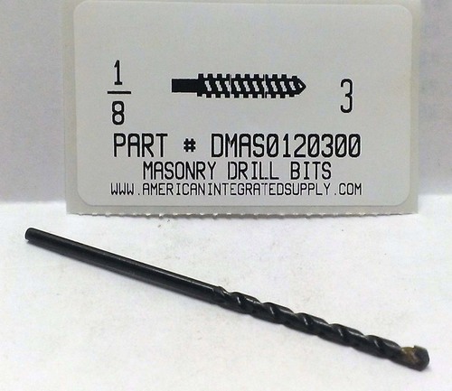 1/8X3 MASONRY DRILL