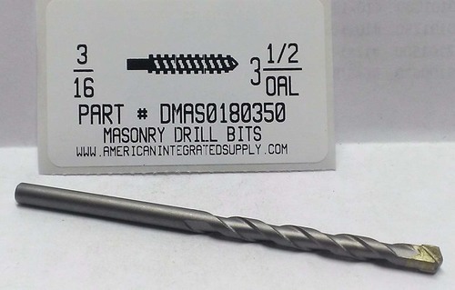 3/16X3-1/2" MASONRY DRILL
