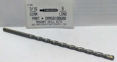 3/16X6 MASONRY DRILL