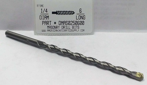 1/4X6 MASONRY DRILL