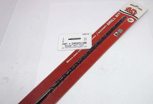 1/4X13 MASONRY DRILL