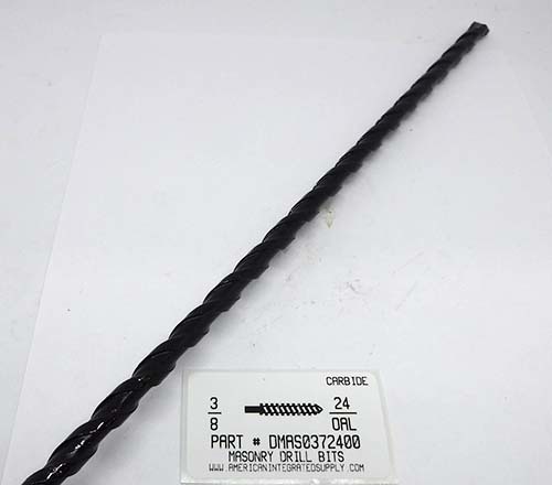 3/8X24 MASONRY DRILL 3/8 SHANK 20" DRILLING