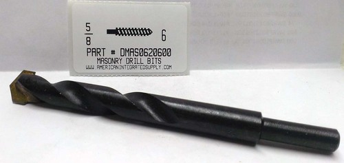 5/8X6 MASONRY DRILL 3/8 SHANK