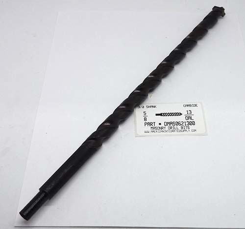 5/8X13" MASONRY DRILL 3/8" SHANK