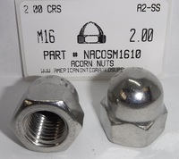 M16-2.00 ACORN CAP NUT A2 STAINLESS STEEL D1587