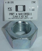 M36-4.00 FINISHED HEX NUT CLASS 8 STEEL ZINC D934