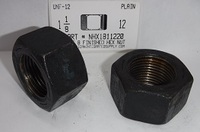 1-1/8-12 FINISHED HEX NUT GRADE 8 STEEL PLAIN