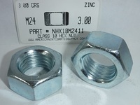 M24-3.00 FINISHED HEX NUT CLASS 10 STEEL ZINC D934-10