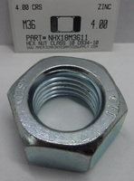 M36-4.00 FINISHED HEX NUT CLASS 10 STEEL ZINC D934