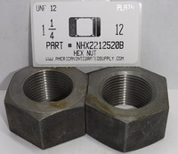 1-1/4-12 HEX NUT GRADE 2 STEEL PLAIN (DISCONTINUED)