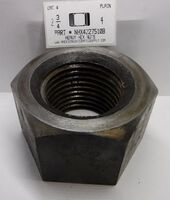 2-3/4-4 HEAVY HEX NUT STEEL PLAIN 4-1/4"AF X 2-3/4"TH (DISCONTINUED)