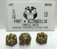 5/16-18 CASTLATED LOCK NUT