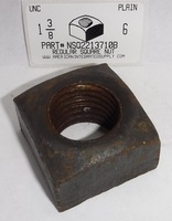1-3/8-6 REG SQUARE NUT STL PLN (DISCONTINUED)