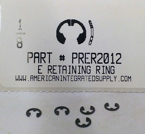1/8" E-TYPE RETAINING RING .094 GRV .230 FREE OD