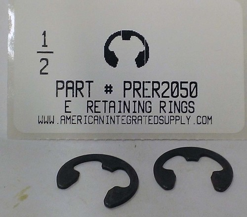 1/2" E-TYPE RETAINING RING .396 GRV .800 FREE OD