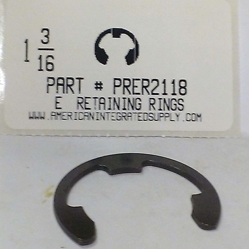 1-3/16" E-TYPE RETAINING RING 1.079 GRV 1.626 FREE OD