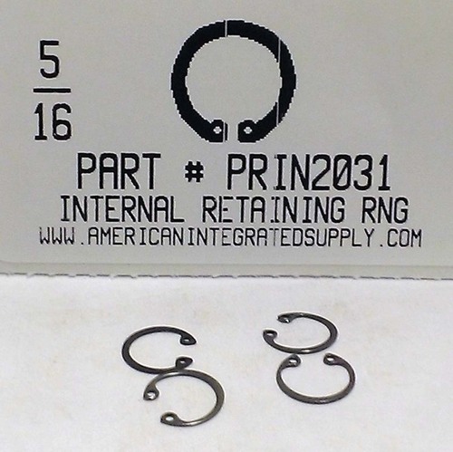 5/16" INTERNAL RETAINING RING STEEL .330 GROOVE