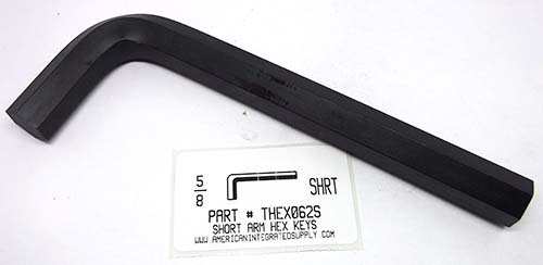 5/8 SHORT ARM HEX L-KEY