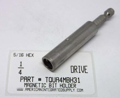 1/4 DRIVE 5/16 HEX MAGNETIC BIT HOLDER