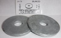 5/8X2-1/2X1/4 11/16ID DOCK WASHER STEEL HOT DIPPED GALVANIZED