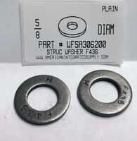 5/8 FLAT STRUCTURAL WASHER F436 STEEL PLAIN 1.312 OD