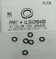 M4 HIGH COLLAR SPLITLOCK WASHER STEEL PLAIN D7980