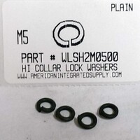 M5 HIGH COLLAR SPLITLOCK WASHER STEEL PLAIN D7980