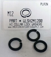 M12 HIGH COLLAR SPLITLOCK WASHER STEEL PLAIN D7980