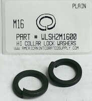 M16 HIGH COLLAR SPLITLOCK WASHER STEEL PLAIN D7980