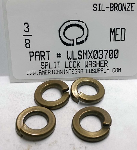 3/8 SPLIT LOCK WASHER SILICONE-BRONZE