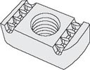 1/4-20 STRUT NUT WITHOUT SPRING STEEL EG